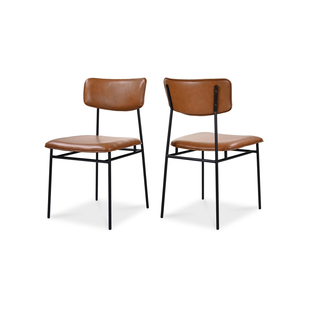 Sailor Dining Chair Brown - Set Of Two - 2