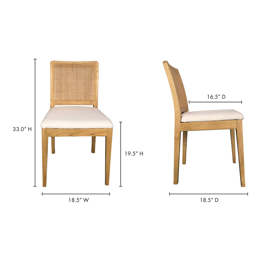 Orville Dining Chair Natural - Set Of Two - 10