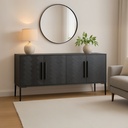 Fishbone Sideboard Black - 5