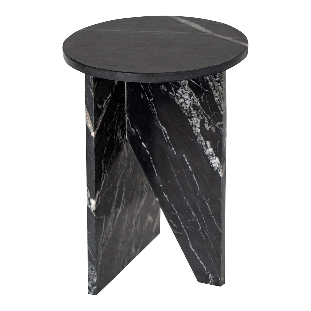 Grace Accent Table Black Marble - 2