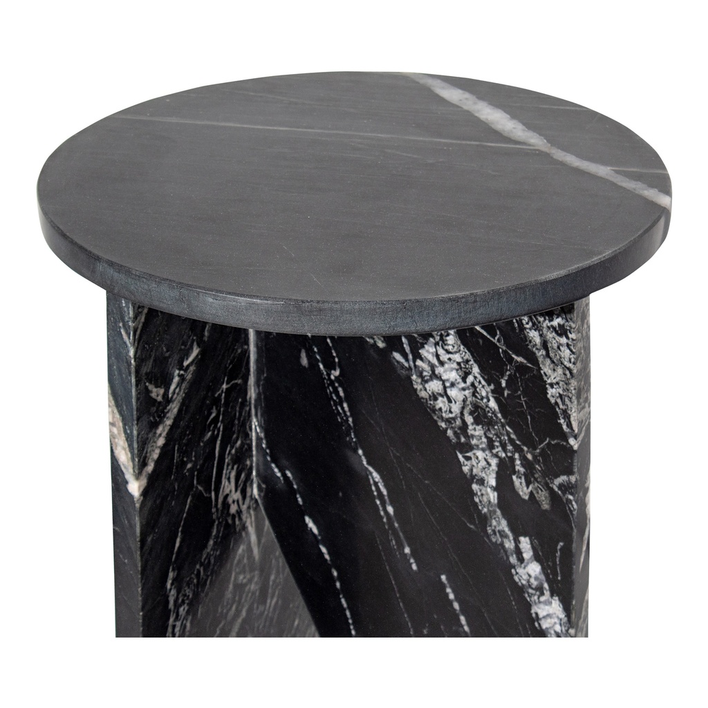 Grace Accent Table Black Marble - 4