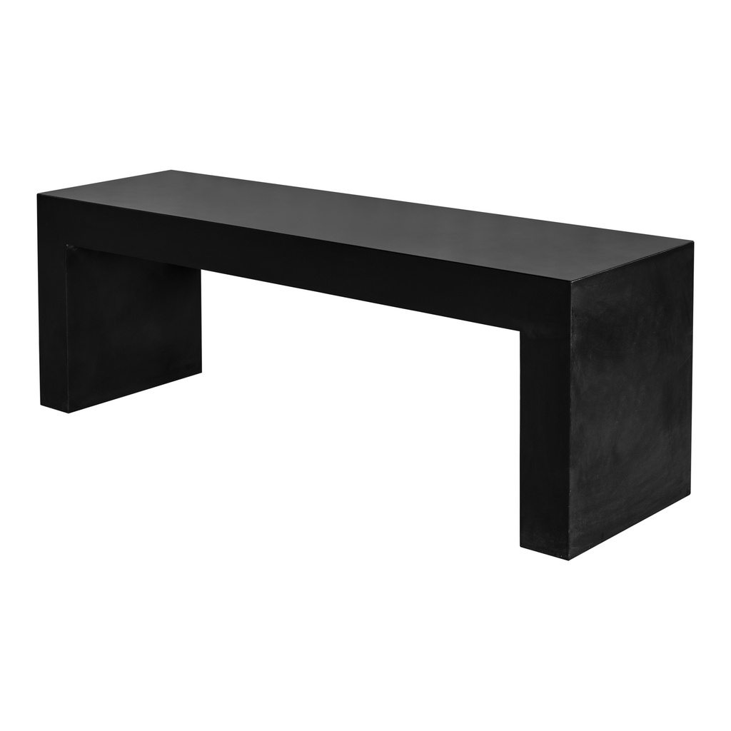 Lazarus Outdoor Bench Black - 1