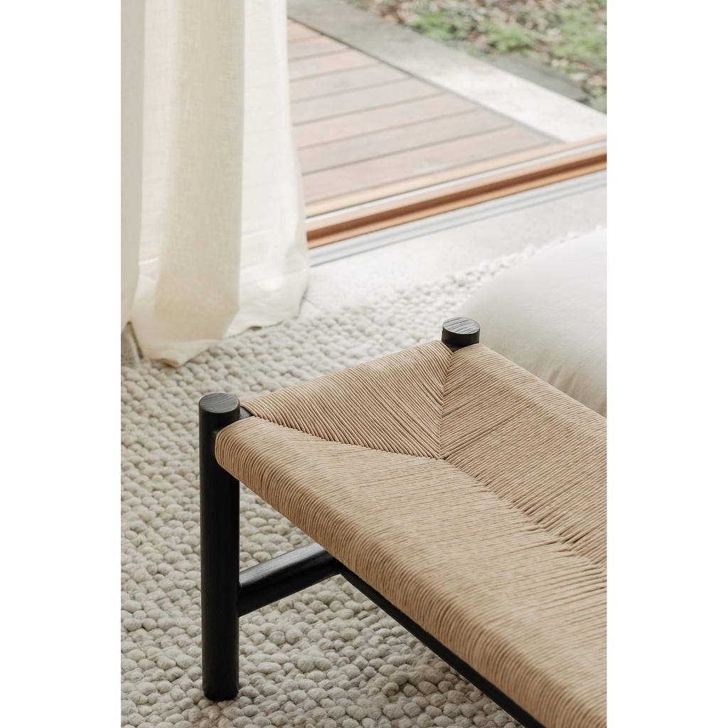 Hawthorn Small Bench Black - 7