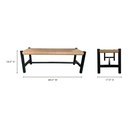 Hawthorn Small Bench Black - 9