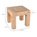 Evander Side Table Natural - 7