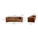 Castle Sofa Brown - 12
