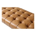 Wyatt Leather Bench Tan - 3