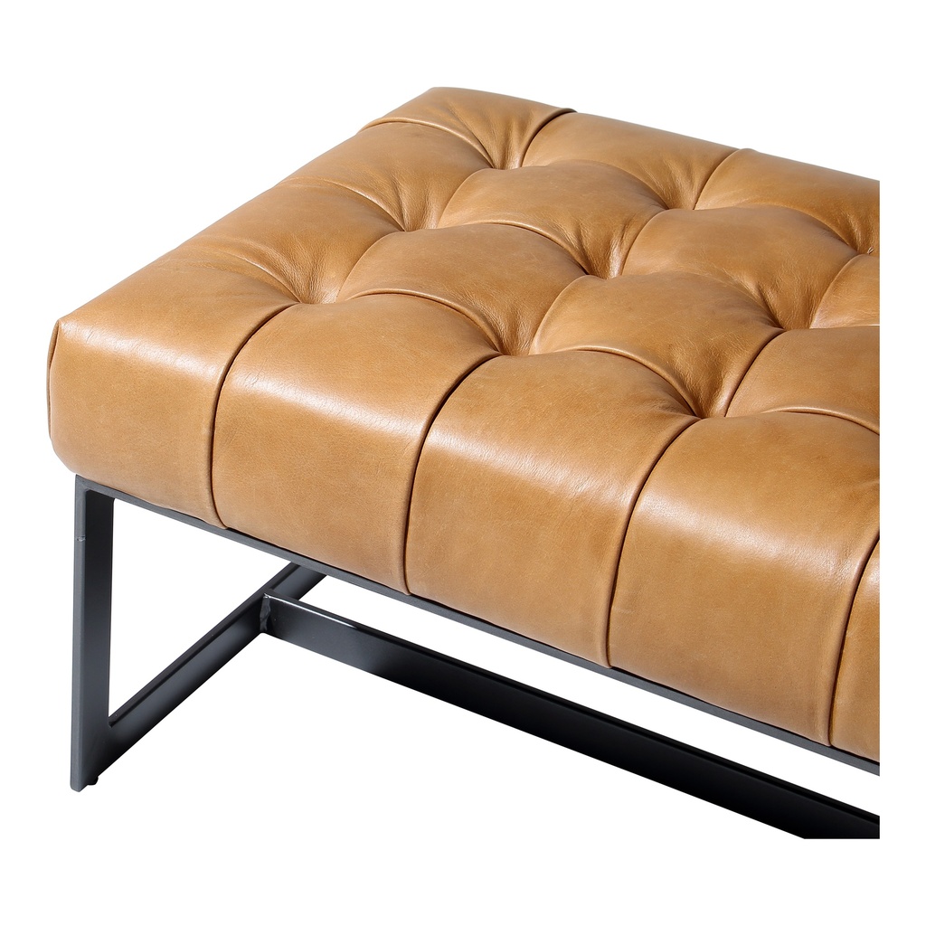 Wyatt Leather Bench Tan - 4