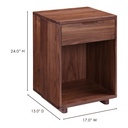Osamu Nightstand Brown - 8