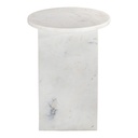 Grace Accent Table White Marble - 1