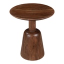 Nels End Table Dark Brown - 1
