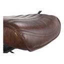 Executive Office Chair Dark Brown Leather - 7