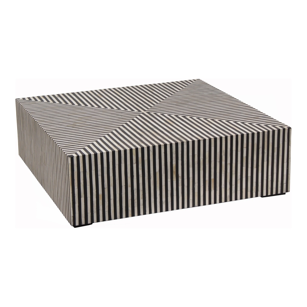 Terning Coffee Table Black and White - 1