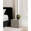 Terning Side Table Black and White - 4