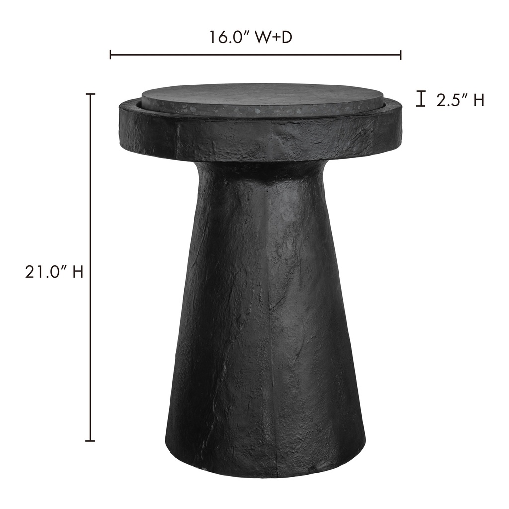 Book Accent Table Black - 4
