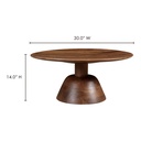 Nels Coffee Table Dark Brown - 8