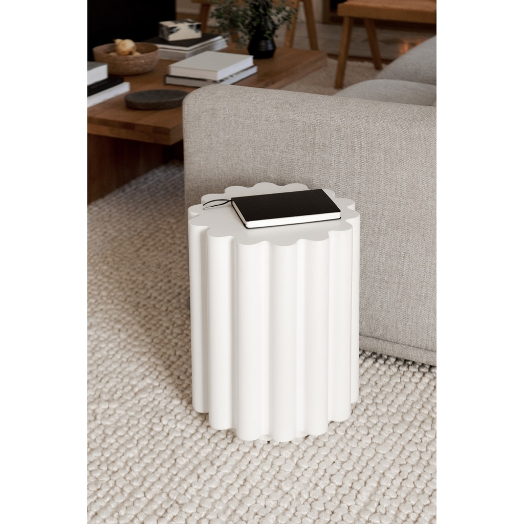 Taffy Accent Table White - 3