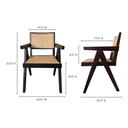 Takashi Chair Dark Brown - Set Of Two - 11