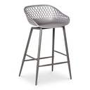 Piazza Outdoor Counter Stool Grey - Set Of Two - 3