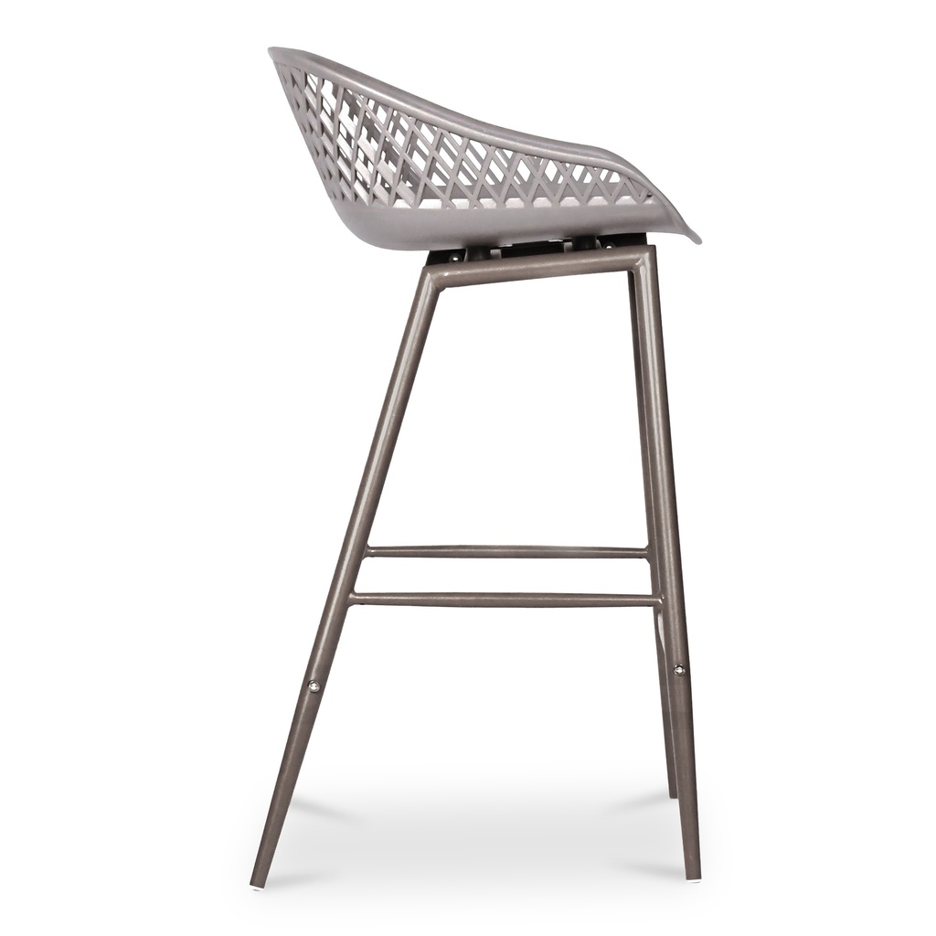 Piazza Outdoor Counter Stool Grey - Set Of Two - 4