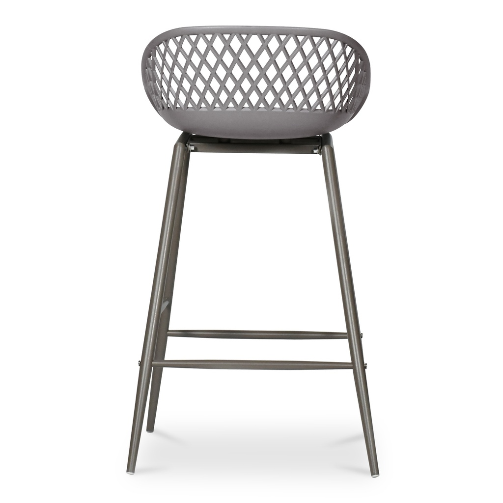 Piazza Outdoor Counter Stool Grey - Set Of Two - 5