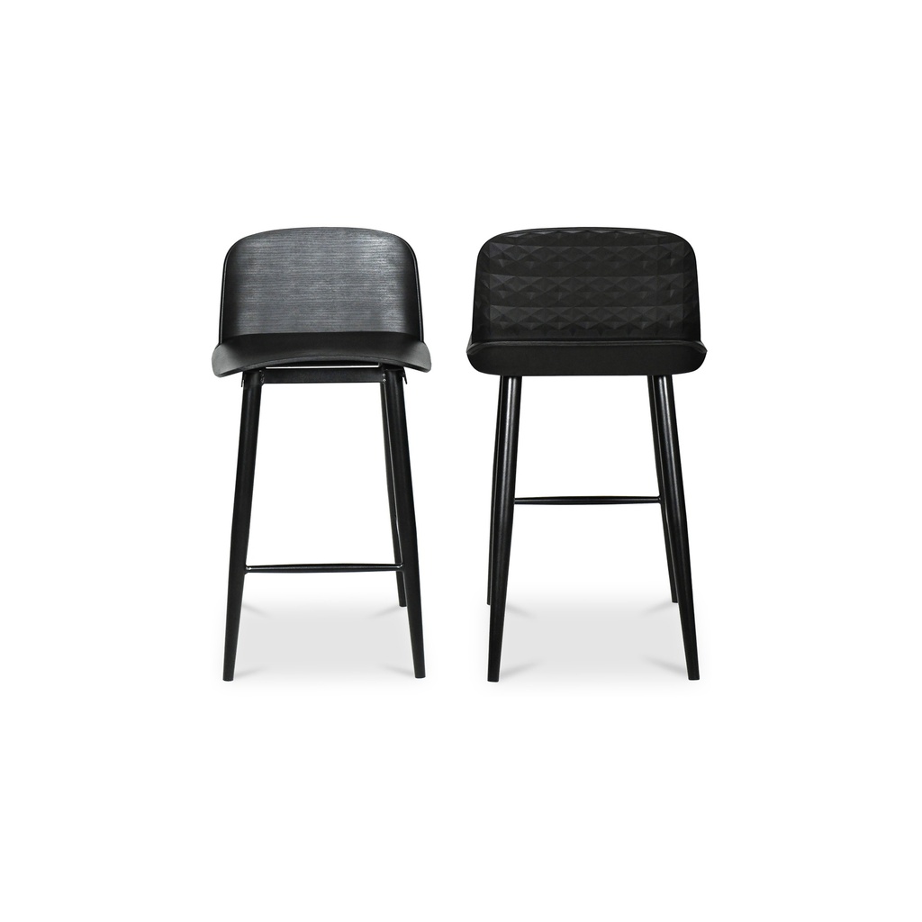 Looey Counter Stool Black - Set Of Two - 2
