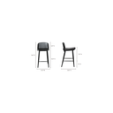 Looey Counter Stool Black - Set Of Two - 9