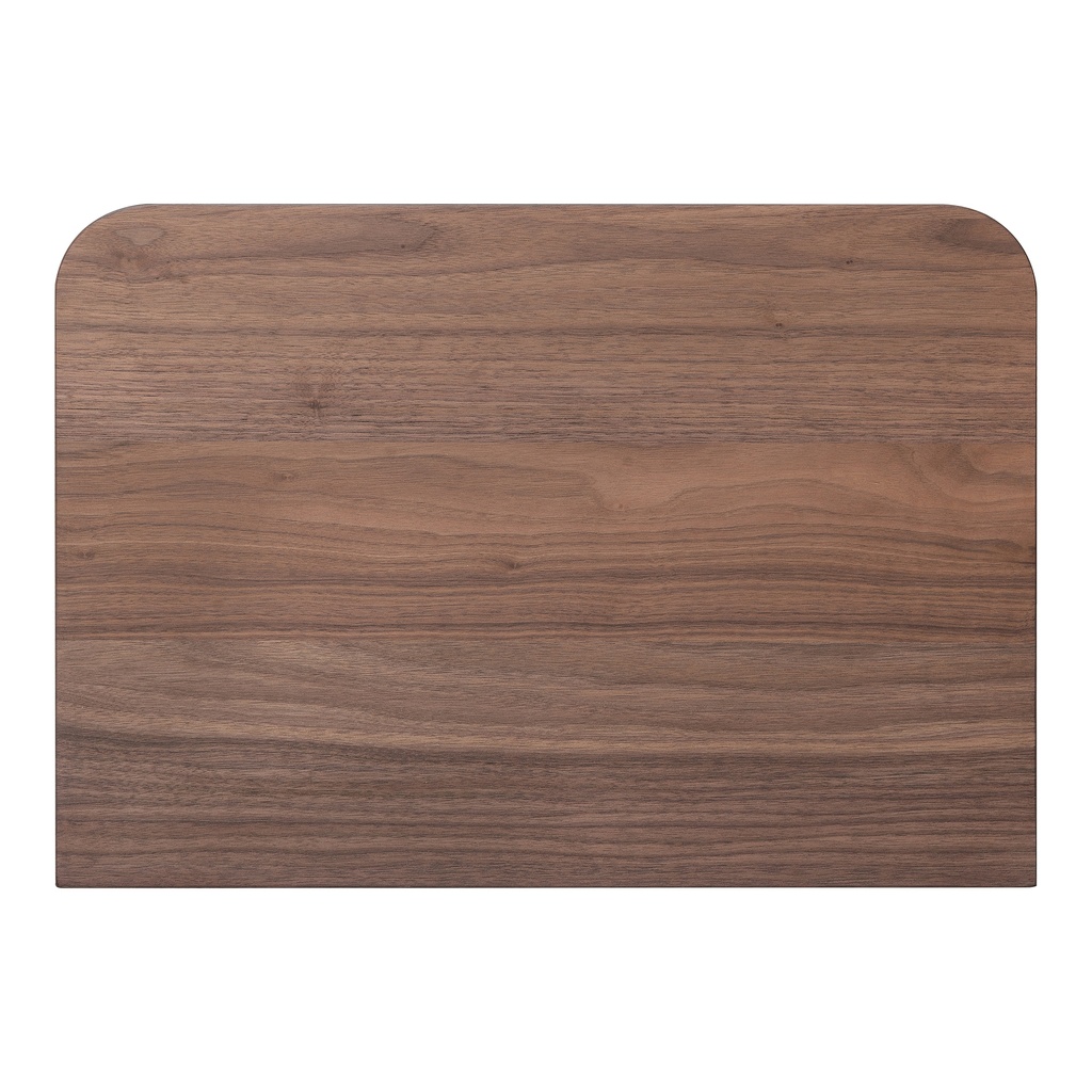 Round Off Small Nightstand Walnut - 5