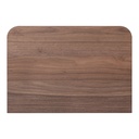 Round Off Small Nightstand Walnut - 5