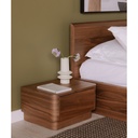 Round Off Small Nightstand Walnut - 7