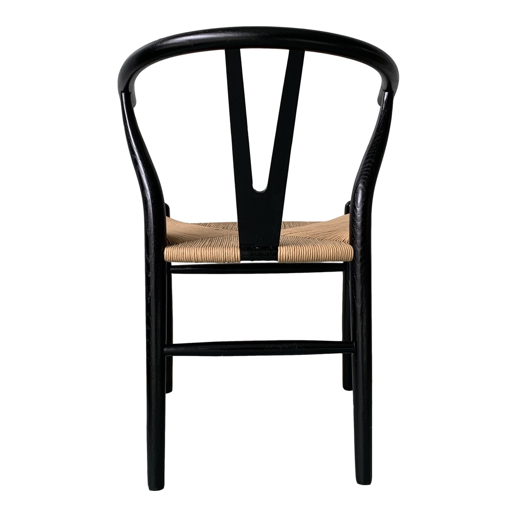 Ventana Dining Chair Black And Natural - Set Of Two - 5