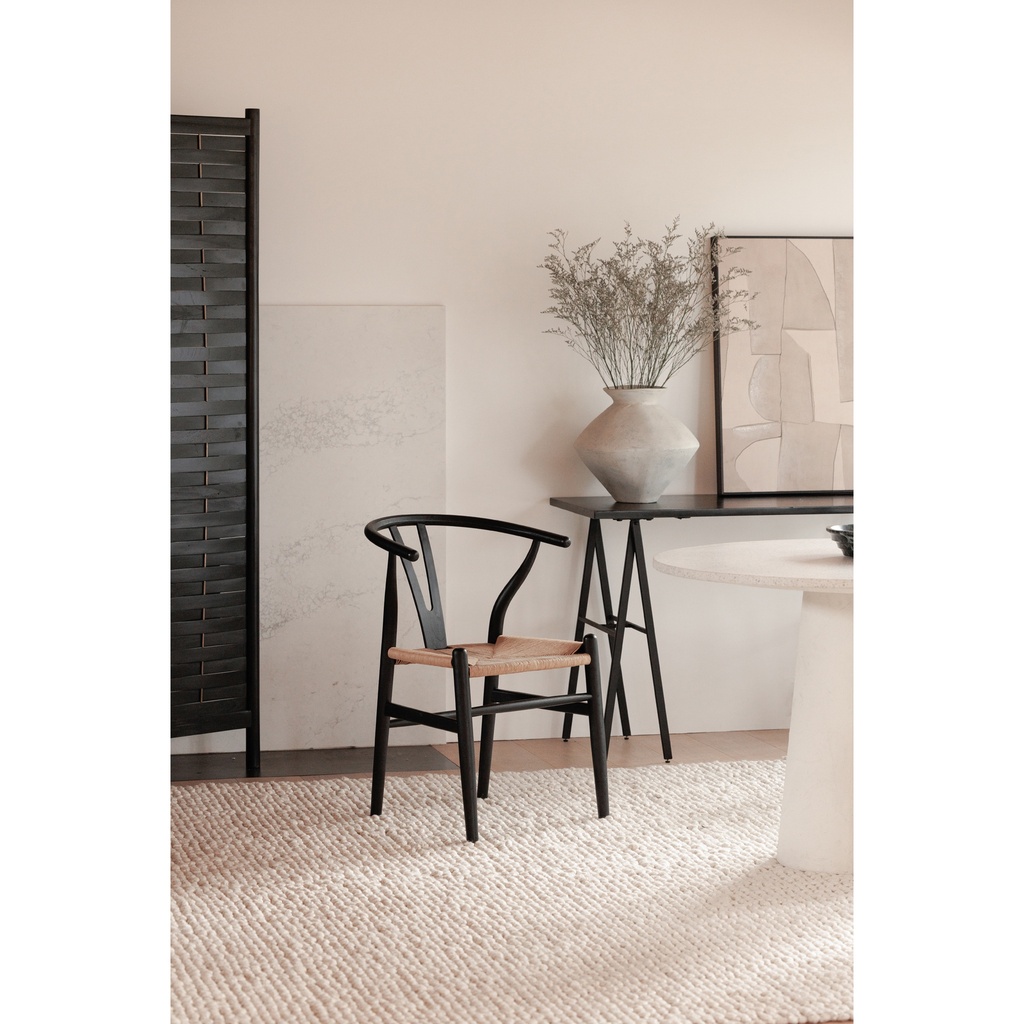 Ventana Dining Chair Black And Natural - Set Of Two - 7