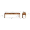 Rohe Bench Natural Oak - 9
