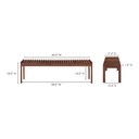 Rohe Bench Walnut Brown - 7