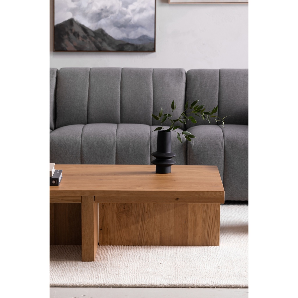 Folke Rectangular Coffee Table Natural - 5