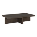 Folke Rectangular Coffee Table Dark Brown - 1