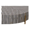 Chameau Large Coffee Table Black and White - 2