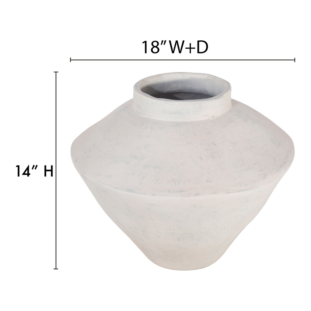 Raja Large Decorative Vessel Beige - 8