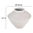 Raja Large Decorative Vessel Beige - 8