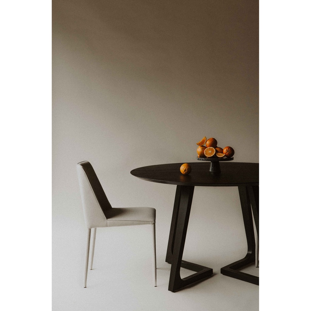 Godenza Round Dining Table Black - 6