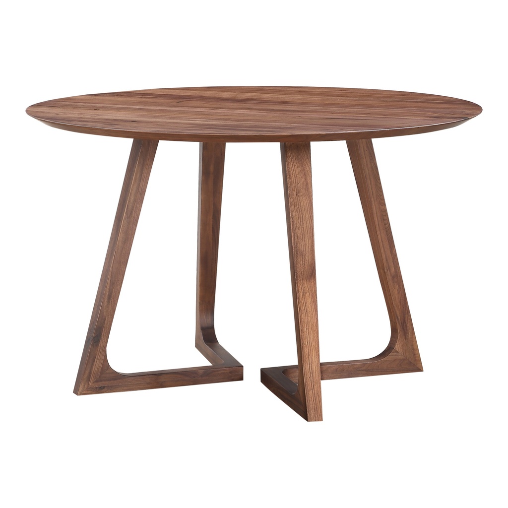 Godenza Round Dining Table Walnut - 1