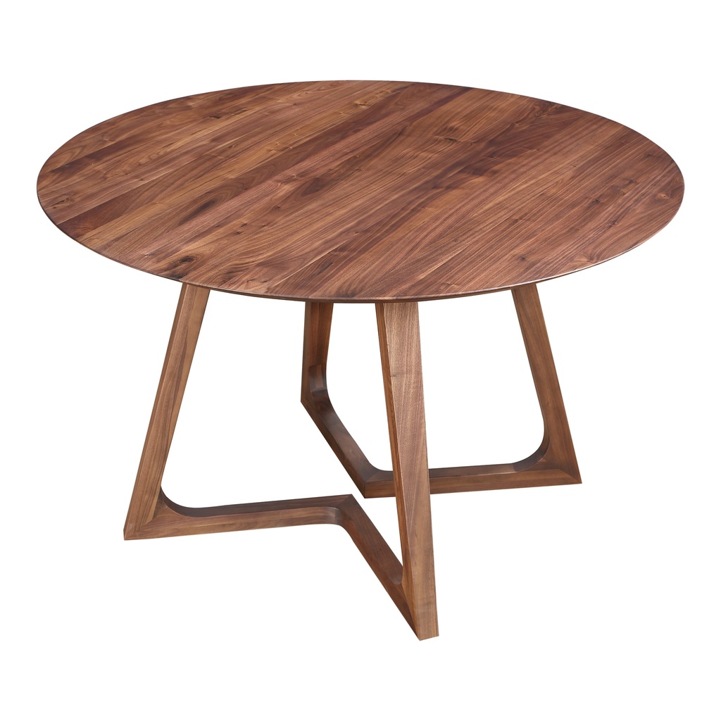 Godenza Round Dining Table Walnut - 2