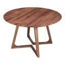 Godenza Round Dining Table Walnut - 2
