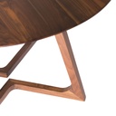 Godenza Round Dining Table Walnut - 3