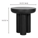 Rocca Side Table Black - 8