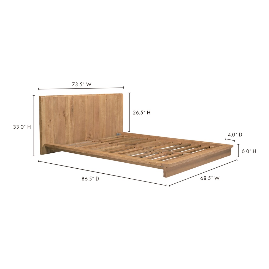 Plank Queen Bed - 12