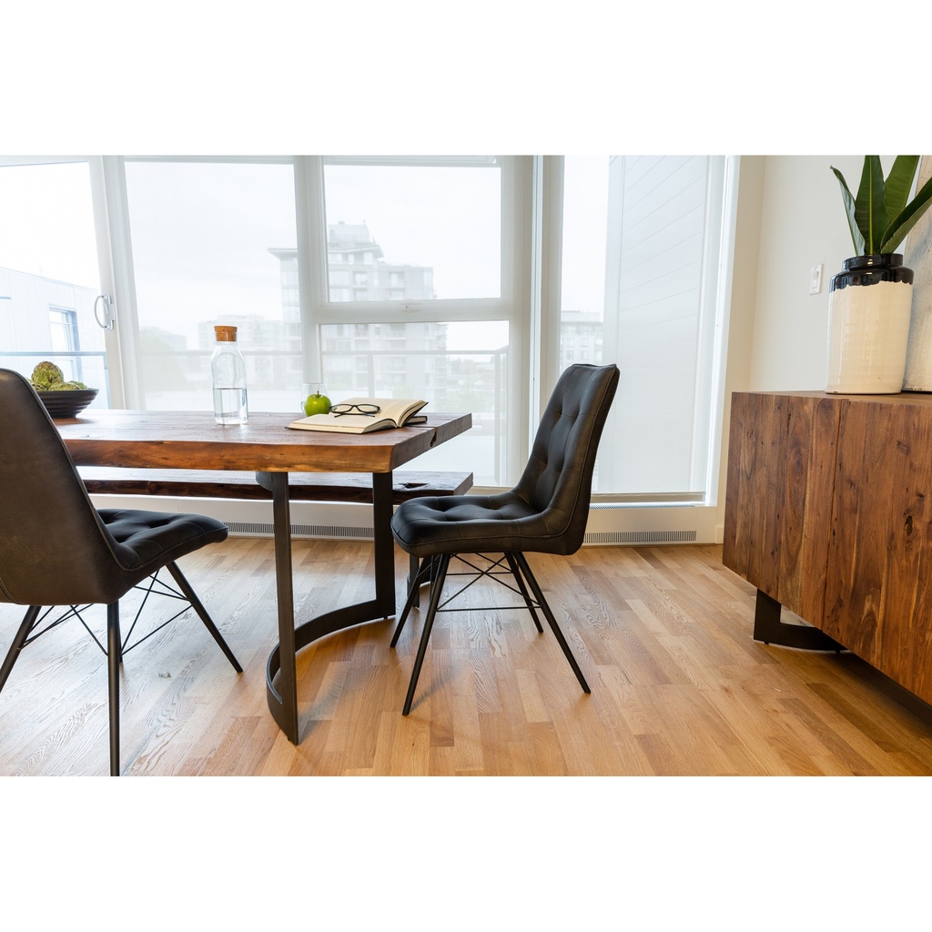 Bent Small Dining Table Brown - 10