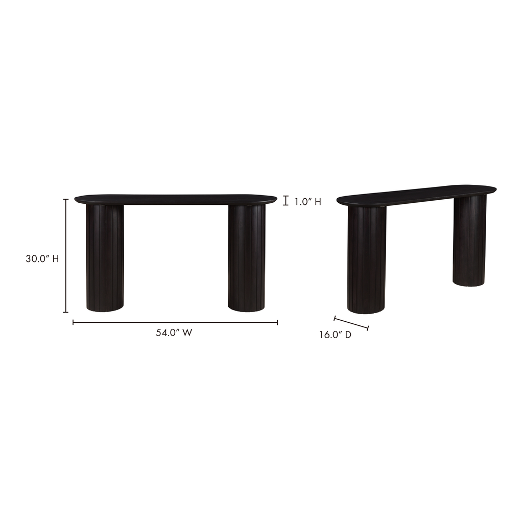 Povera Console Table Black - 7