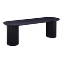 Povera Dining Bench Black - 1