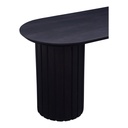 Povera Dining Bench Black - 2